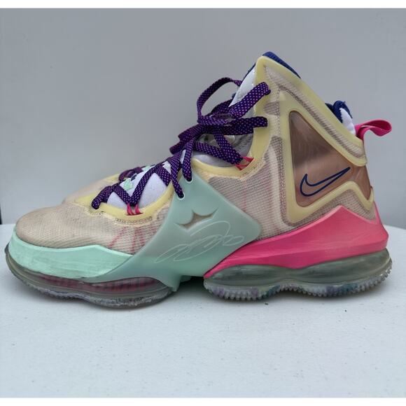 Lebron XIX 19 Valentines Day Love Letter Multicolor Pink DH8459-900 Mens 13 main image 2
